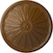 Ekena Millwork Brontes Ceiling Medallion (Fits Canopies up to 3 5/8"), 25 1/2"OD x 5 1/2"P, Smokey Topaz CM25BRSTF - alternate 1